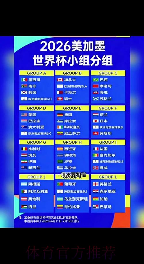 全面解析202X世界杯小组赛分组及赛程安排